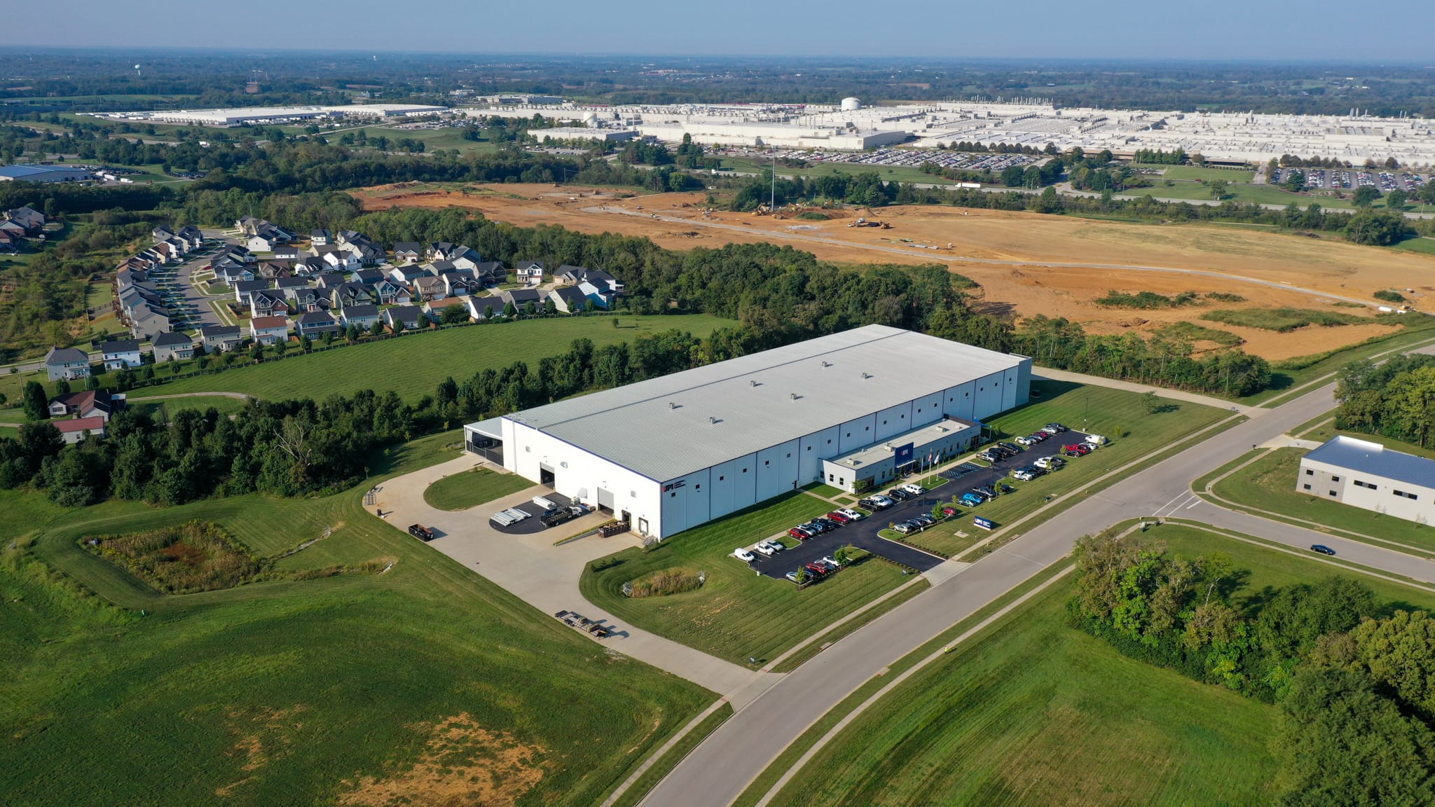 Aerial view of the UPI fabrication facility