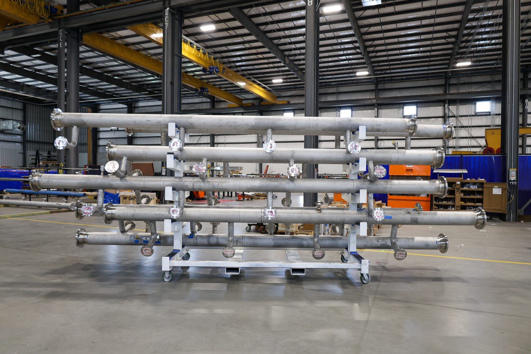 Prefabricated utility pipe rack
