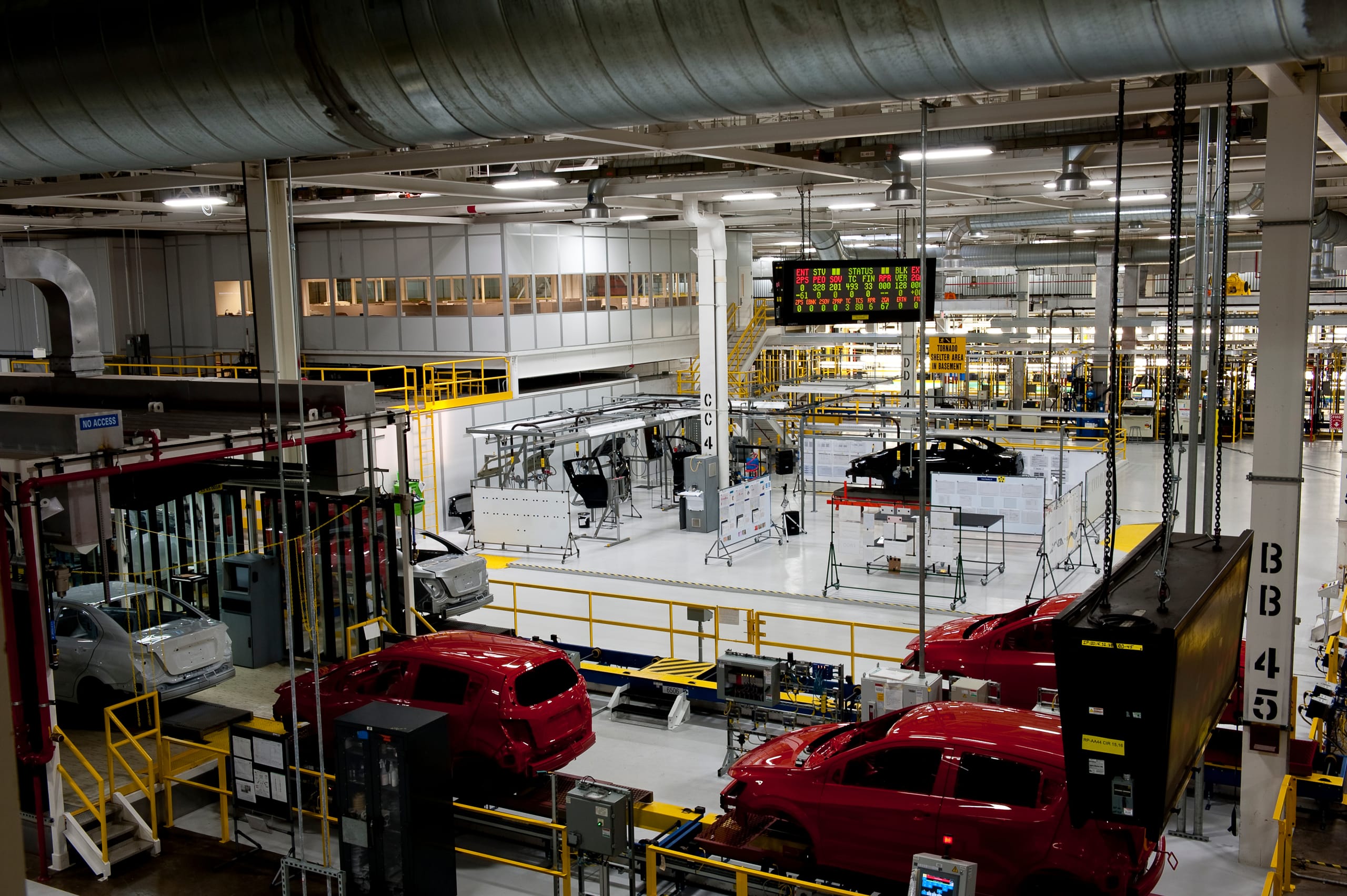 General Motors Orion Assembly Plant production floor